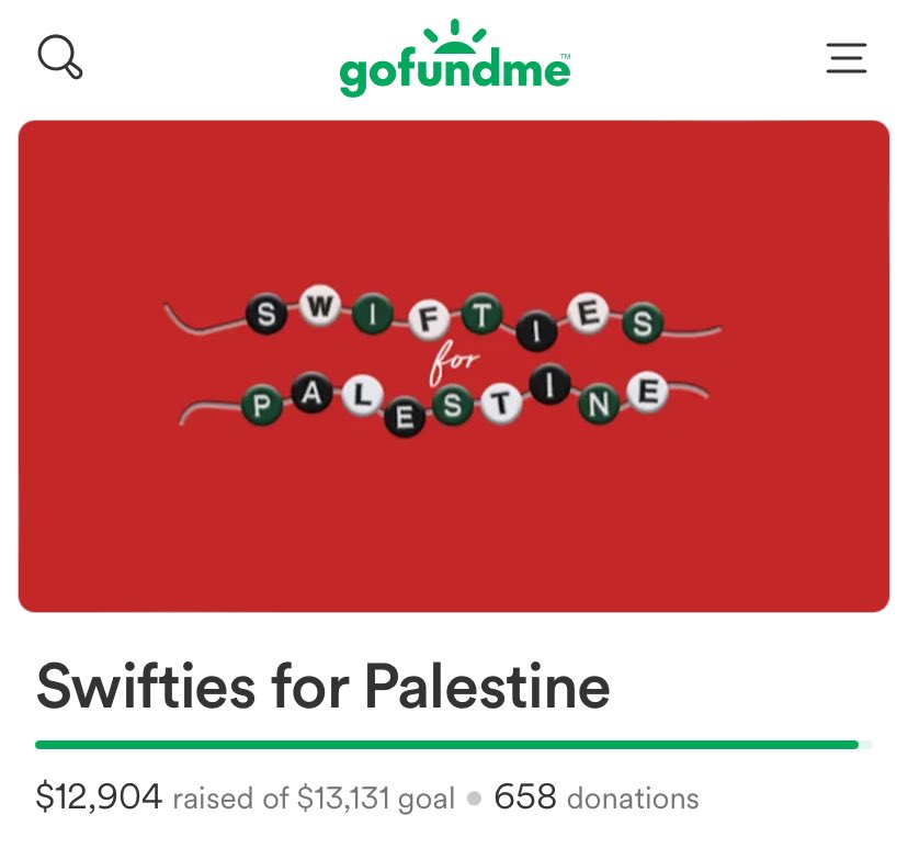 not sure if anyone has noticed but the new goal for the gofundme is $13,131, and we’re so close to the finish line!!! 

instead of spending $7.99 on an album u already have, consider donating towards a good cause🫶🏼

donate now: gofundme.com/f/swifties-for…