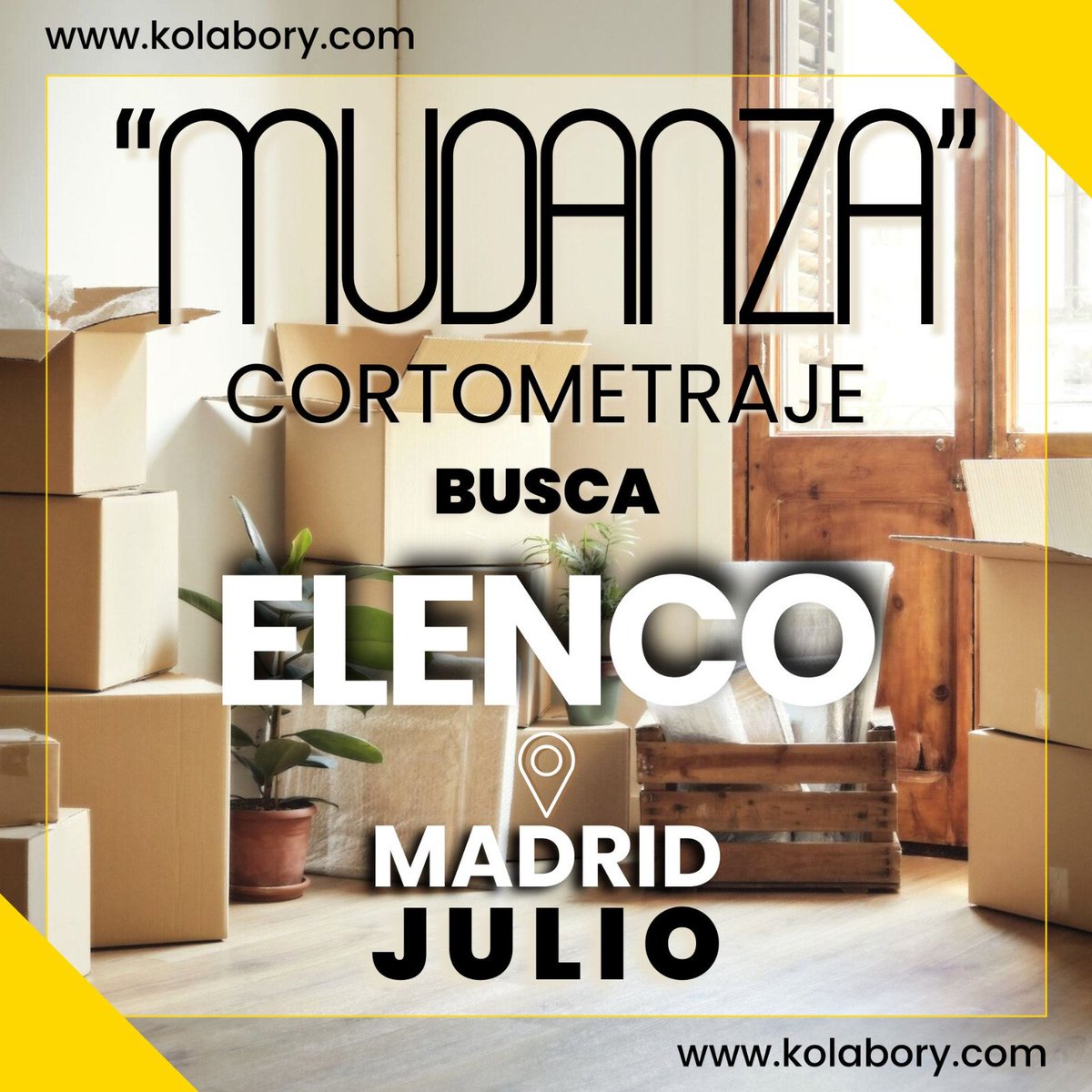 kolabory's tweet photo. ¡CORTOMETRAJE! 

En Madrid, busca:

- ACTRICES 50-60 años

- ACTRICES 15-22 años

¡Protagoniza este corto! ¡Únete al proyecto desde https://t.co/TTBr6hsaYQ!

¡¡COMPÁRTELO CON TUS AMIGAS ACTRICES!! https://t.co/n6fOuWzgCI