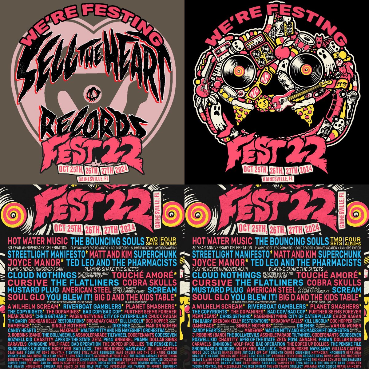 selltheheart's tweet image. Hot diggity dawg!  We are FESTING!!  Proud to be sponsoring the best Festival out there and have so many of our artists performing. Gonna be a good one. 

And yours truly will be performing a set of Murder City Devils songs along with some good pals!!  Let’s go!!