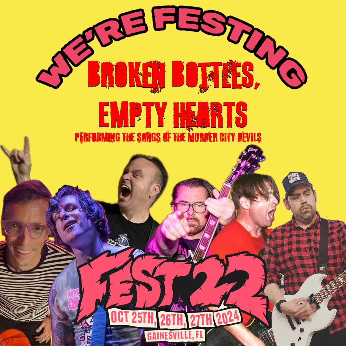 selltheheart's tweet image. Hot diggity dawg!  We are FESTING!!  Proud to be sponsoring the best Festival out there and have so many of our artists performing. Gonna be a good one. 

And yours truly will be performing a set of Murder City Devils songs along with some good pals!!  Let’s go!!