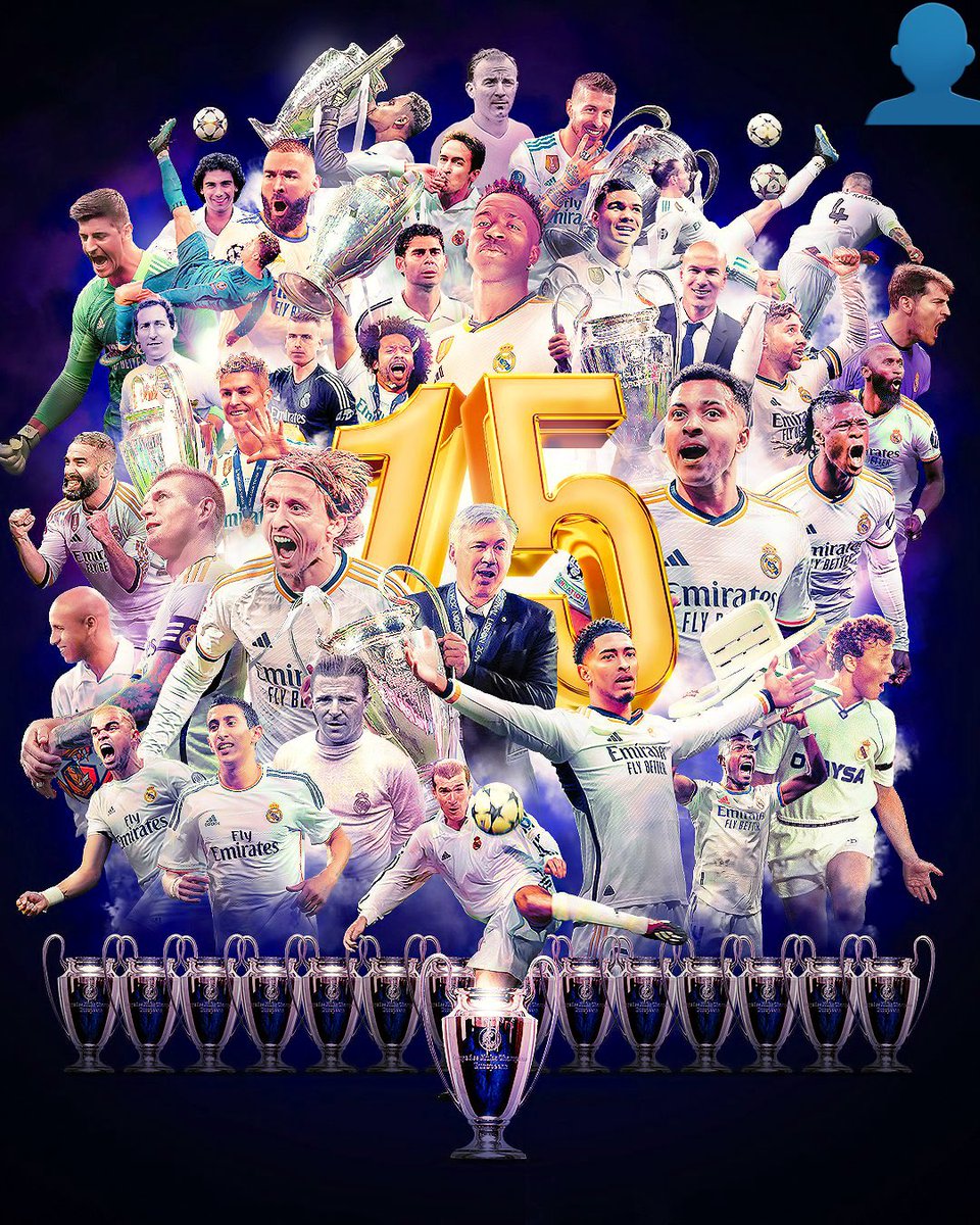 #دوري_ابطال_اوروبا

ريال مدريد التاريخي قاهر الجميع يُتوج رسميًا بدوري أبطال ريال مدريد للمرة الـ15 في تاريخه 😱⚪️👑