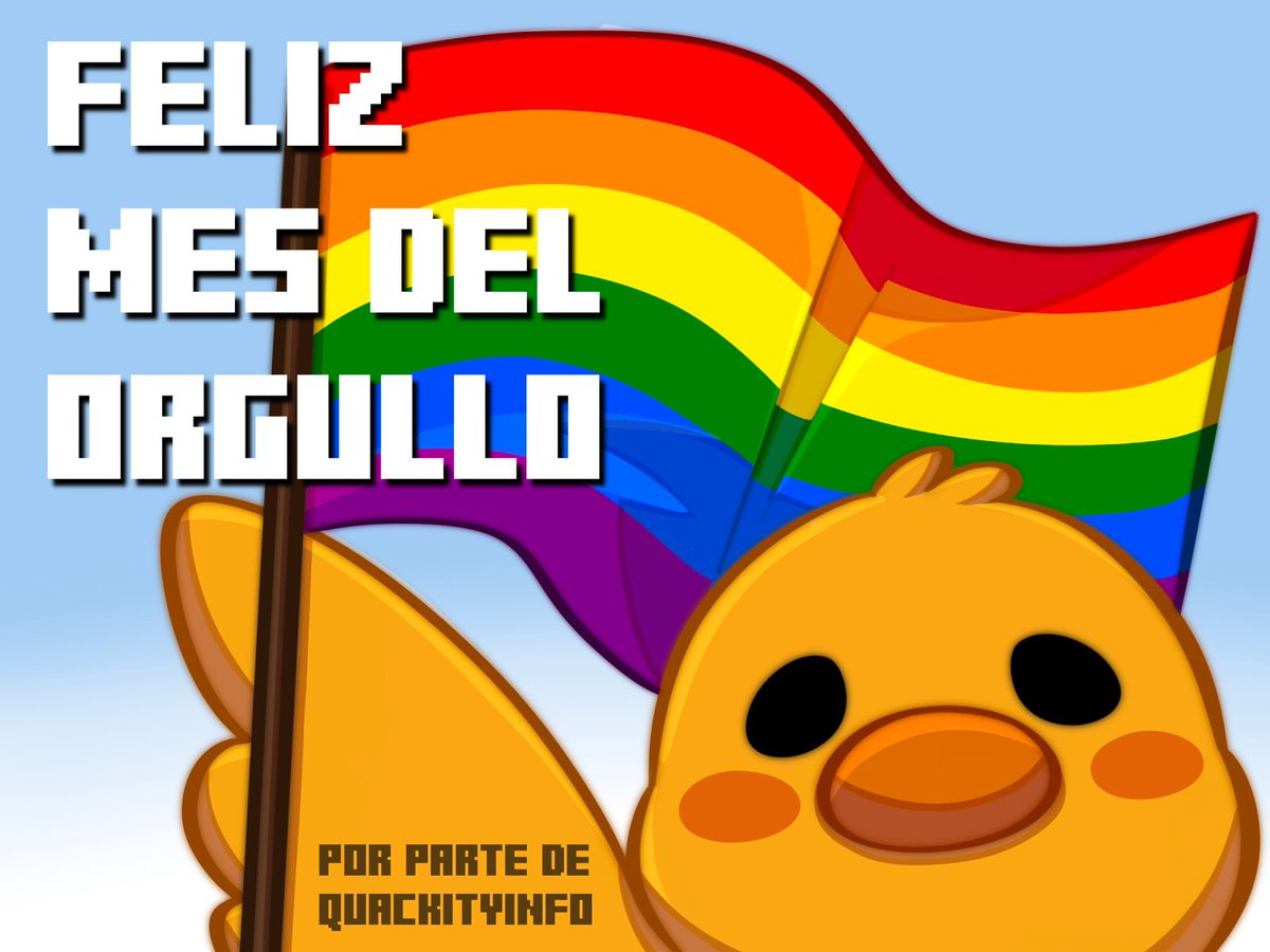 QuackityInfo's tweet photo. ¡De parte de todo el staff de Quackity Info, les deseamos un muy Feliz mes del Orgullo! 🏳‍🌈 https://t.co/zKzHNw15og