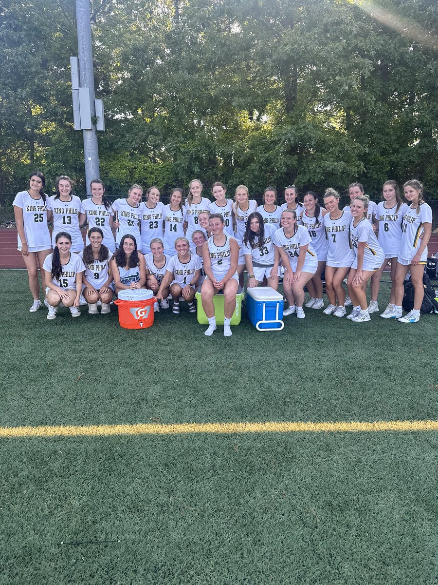 Great team playoff win over Brookline!! Congrats to Brookline on a great season!! Cooler goes to Ryleigh!!