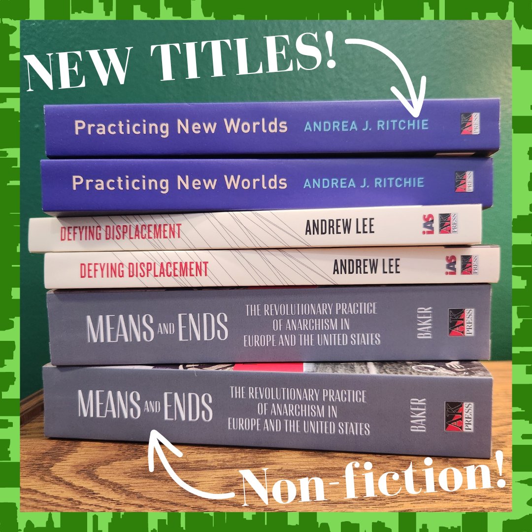 saltpagesnl's tweet photo. Let's kick off the summer with some radical literature from anarchist publisher @AKPressDistro!

We have three new titles all about gentrification, abolition, and revolution. 

Send us a DM or email to claim your copy while supplies last! 

#anarchistbookstore #yyt #stjohnsnl https://t.co/gBS2KGgKlw