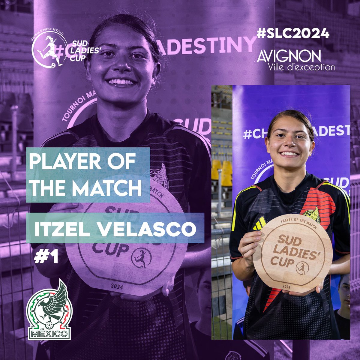 #Sub20Fem | ✅ Debido a su destacada actuación ante Japón 🇯🇵 en la <a href="/SudLadiesCup/">Sud Ladies Cup</a> 🏆, <a href="/itzel_vl23/">itzel :)</a> 🧤 fue elegida como la Jugadora Del Partido 🔝

📷: Sud Ladies Cup