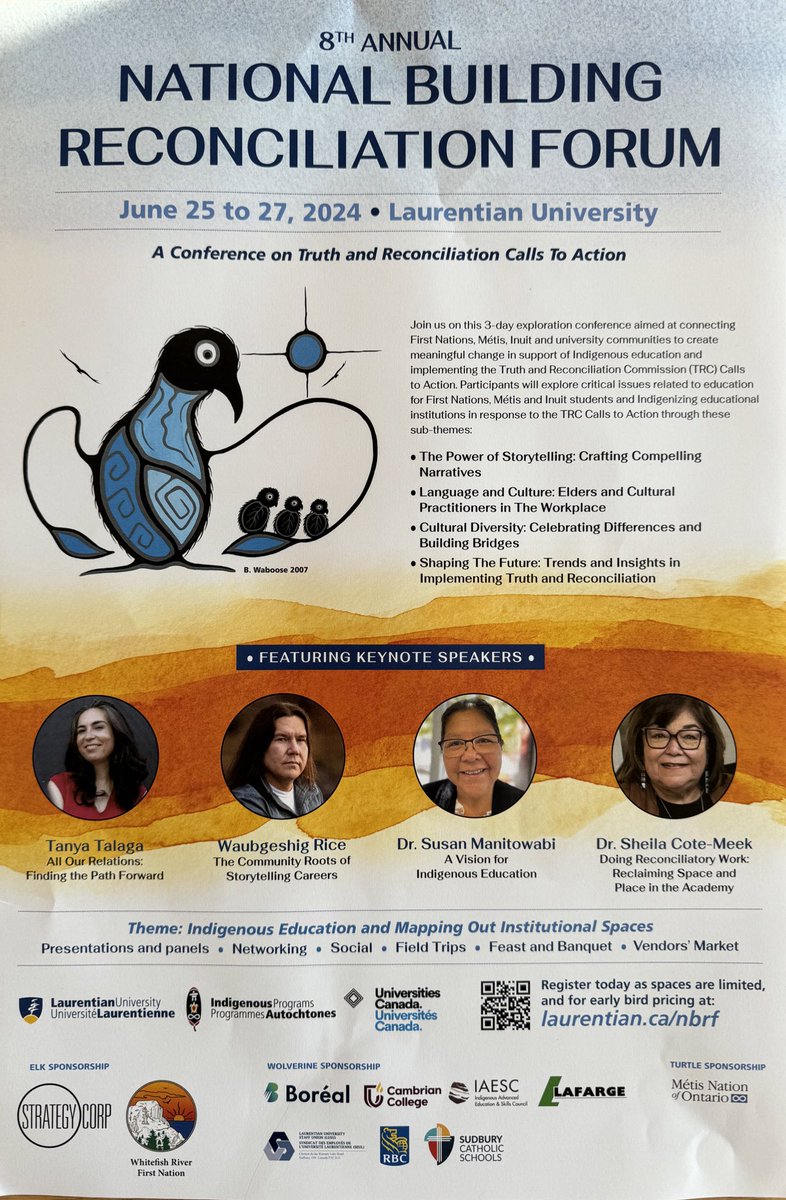 To kick off National Indigenous History Month, students, staff, and faculty came together to repaint the Every Child Matters Crosswalk. 

At the end of the month <a href="/LaurentianU/">Laurentian University - Université Laurentienne</a> is hosting the National Building Reconciliation Forum - great opportunity for learning and engagement.