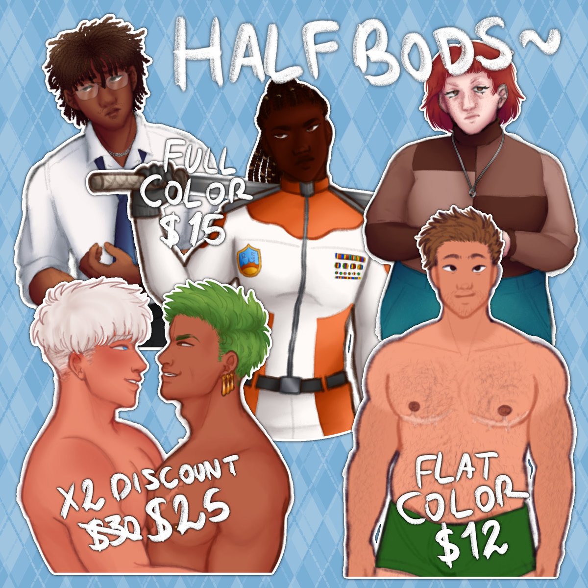 pirogieses's tweet photo. finally made a comi post with prices! DM for NSFW examples 👀(18+ only)
#artcomms https://t.co/KpKNJ4tE0W