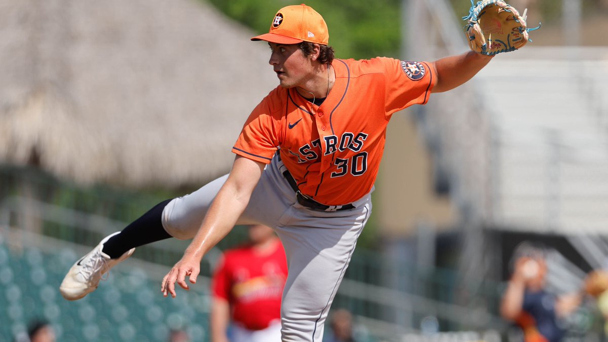 2023 third-round Draft pick Jake Bloss has flown up the #Astros' system, impressing the organization with his knowledge on and off the field: atmlb.com/45aXn4z