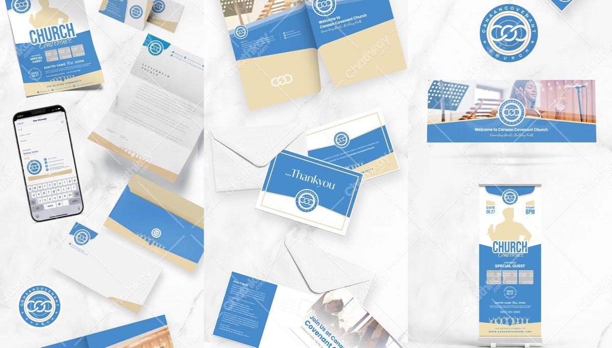 🎨 Transform your church's presence with complete branding solutions! Ideal for conferences and live music events. DM us now! 🙏✨ #ChurchBranding #GraphicDesign #LiveMusic #Conference #FaithCommunity #CreativeDesign #DMNow #BrandIdentity