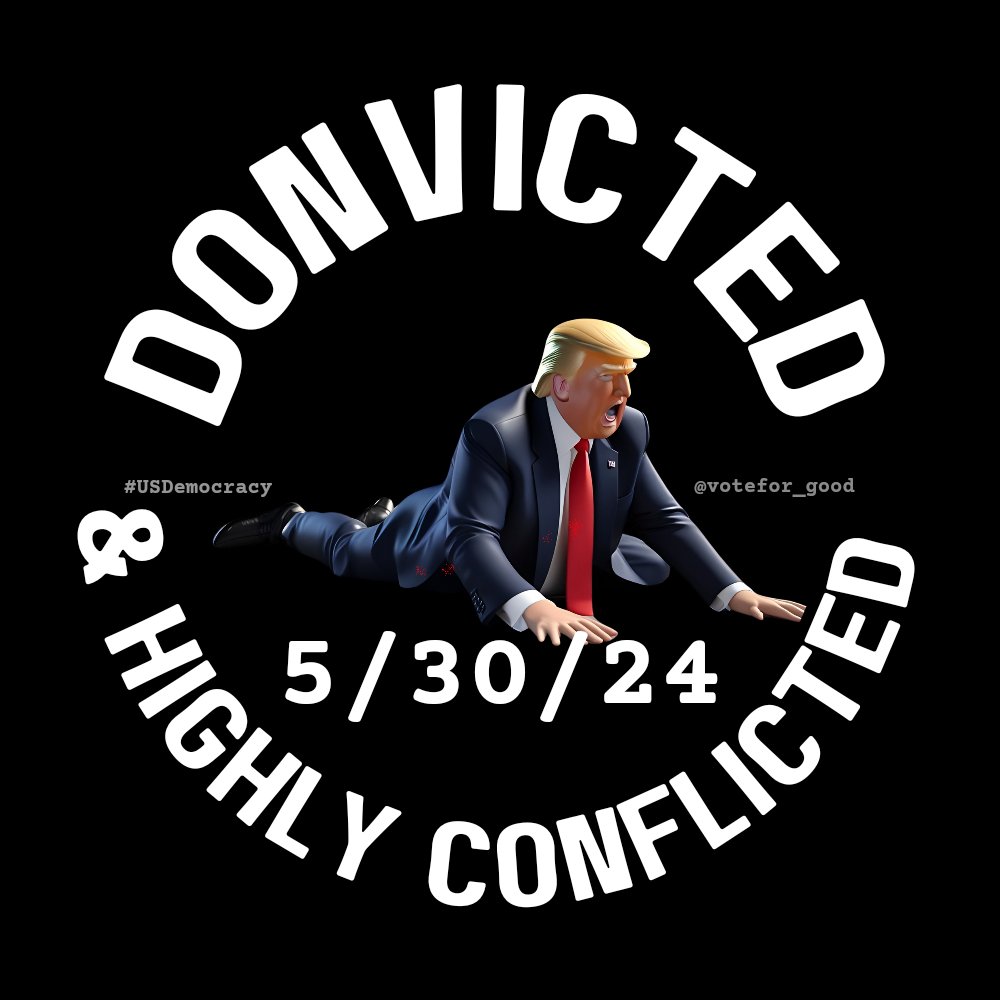 IamVyv's tweet photo. WTF are you on about #SerialPantyDropper, #MarjeWhoreyTaylorGreene?
I thought yours was the party of law and order? On what grounds should New York, "...drop their conviction of Pres Trump!"? Surely, even such a bumbditch as you knows that the law does not work like that? The #Donviction is definitely not going to be dropped because #MaggotMouthedMadMarje says so.๐คฆโโ๏ธ๐