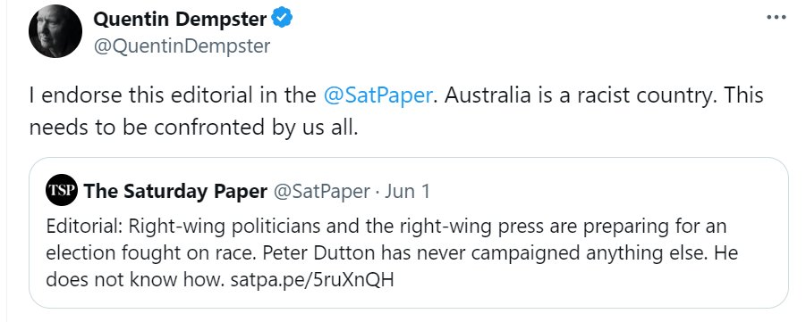 MarkRichardson2's tweet photo. 1. Here we have Anglo intellectuals still carrying on about racism, even when white Australians are rapidly becoming a minority group. It is absurd. But the question is why? And the answer has to do with the moral framework they have adopted. https://t.co/5oFPoaqaAg