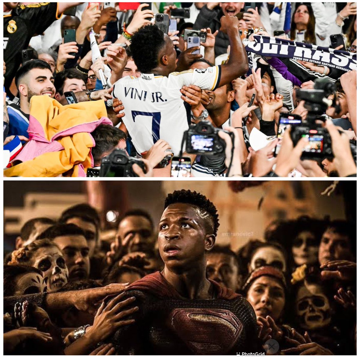 A vida imita o Meme! #viniJr #boladeouro #REALMADRİD