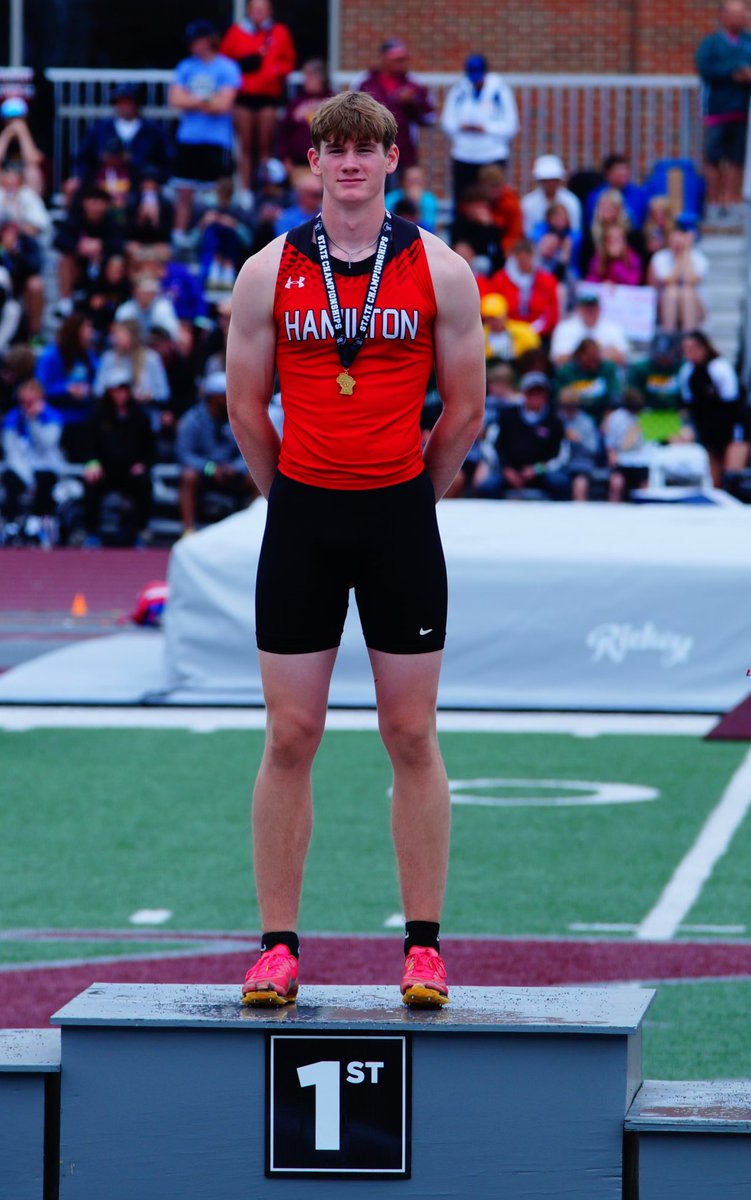 Hamilton Basketball (@hhschargerhoops) on Twitter photo Our State Champ! <a href="/AndrewEichmann2/">Andrew Eichmann</a> jumped 23โ7.5โ to take the State Title in the long jump! So proud of you โค๏ธ๐ Our State Champ! <a href="/AndrewEichmann2/">Andrew Eichmann</a> jumped 23โ7.5โ to take the State Title in the long jump! So proud of you โค๏ธ๐