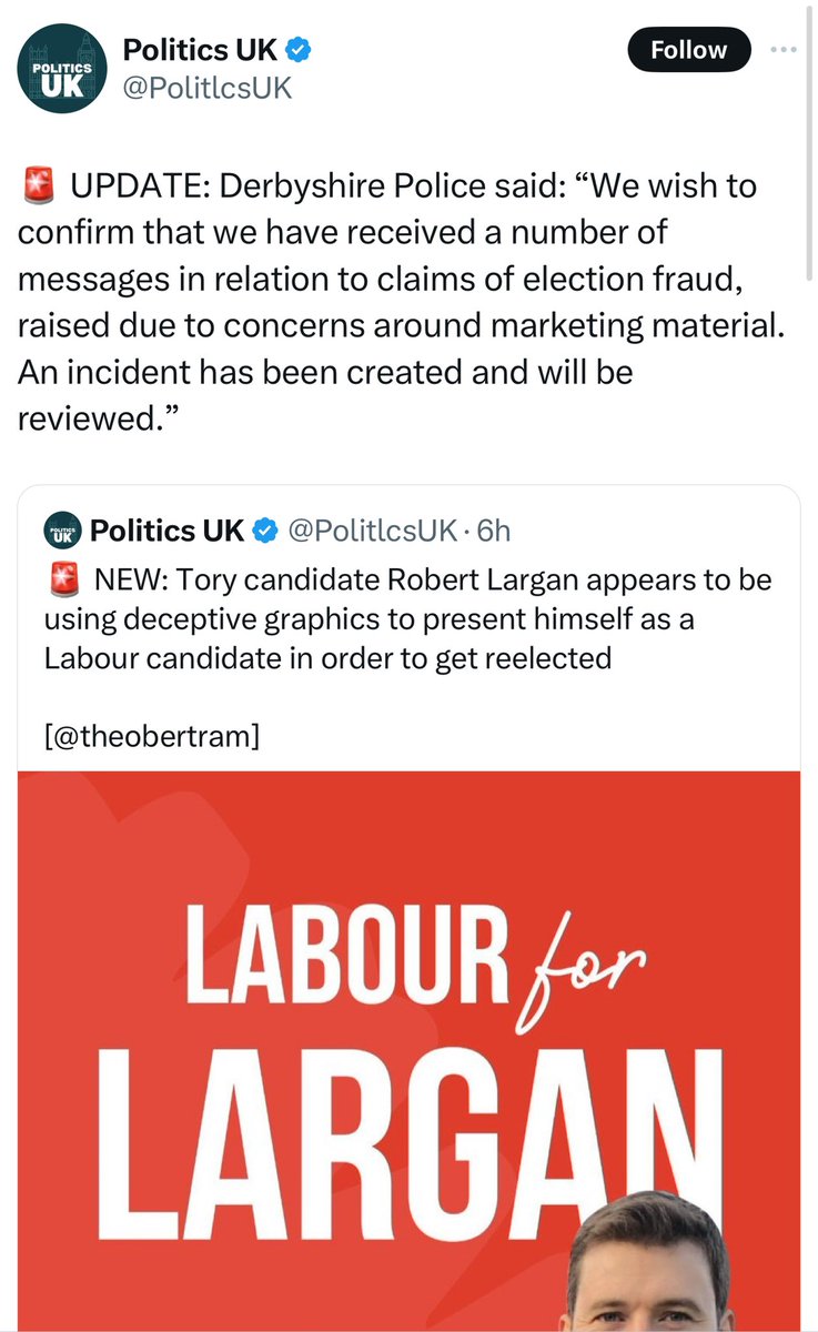 mattlewisj's tweet photo. @robertlargan @GlossopWeekend Ruh roh https://t.co/vA5zGIKQvn