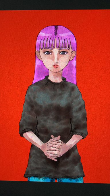 「女の子 紫髪」のTwitter画像/イラスト(新着)