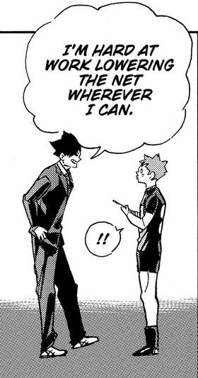 lilatheduckk's tweet photo. i think a lot about how much nekomata's words changed kuroo's life forever. what may have been something so simple for him was such a huge revolution in that boy's life. so much so that now it’s his turn to lower other nets and change the lives of many other children https://t.co/MwfgayfXP1