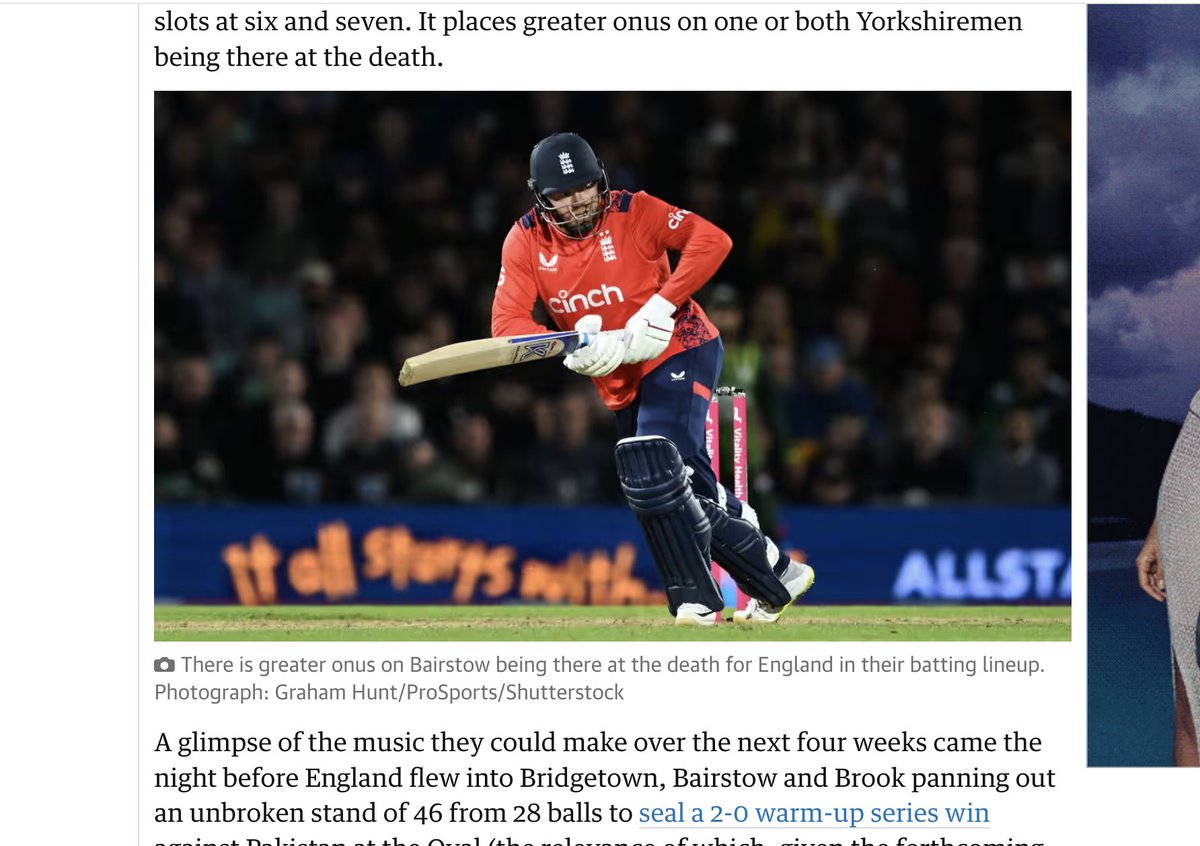GrahamHuntPhoto's tweet photo. Two of my pics used on The Guardian website today from Thursdays 4th England v Pakistan Vitality IT20 at The Kia Oval via @ProSportsImages - #Cricket #News #ENGPAK @ECB_cricket https://t.co/utpDydHNKr