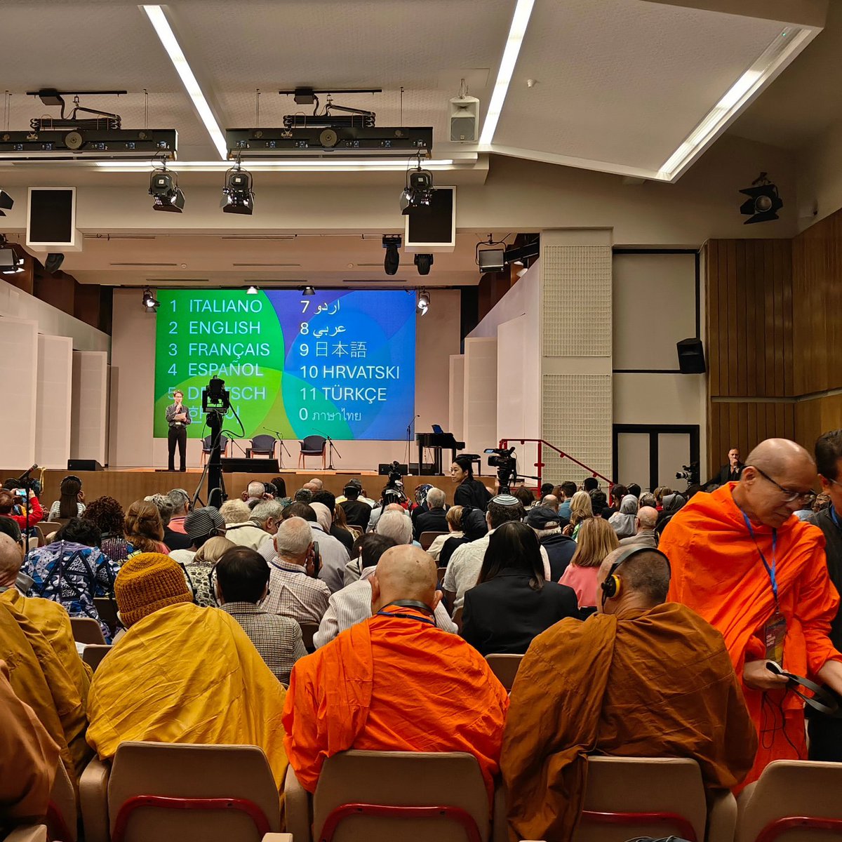 emrecelikrumi's tweet photo. Now in Rome, thanks to friends at Fordham University, for an Interreligious Conference organized by the Foccalari Movement. Great to be engaging with, listening to and learning from academia, practitioners, and activists
#MoreDialogue https://t.co/uOgPhuHYbU