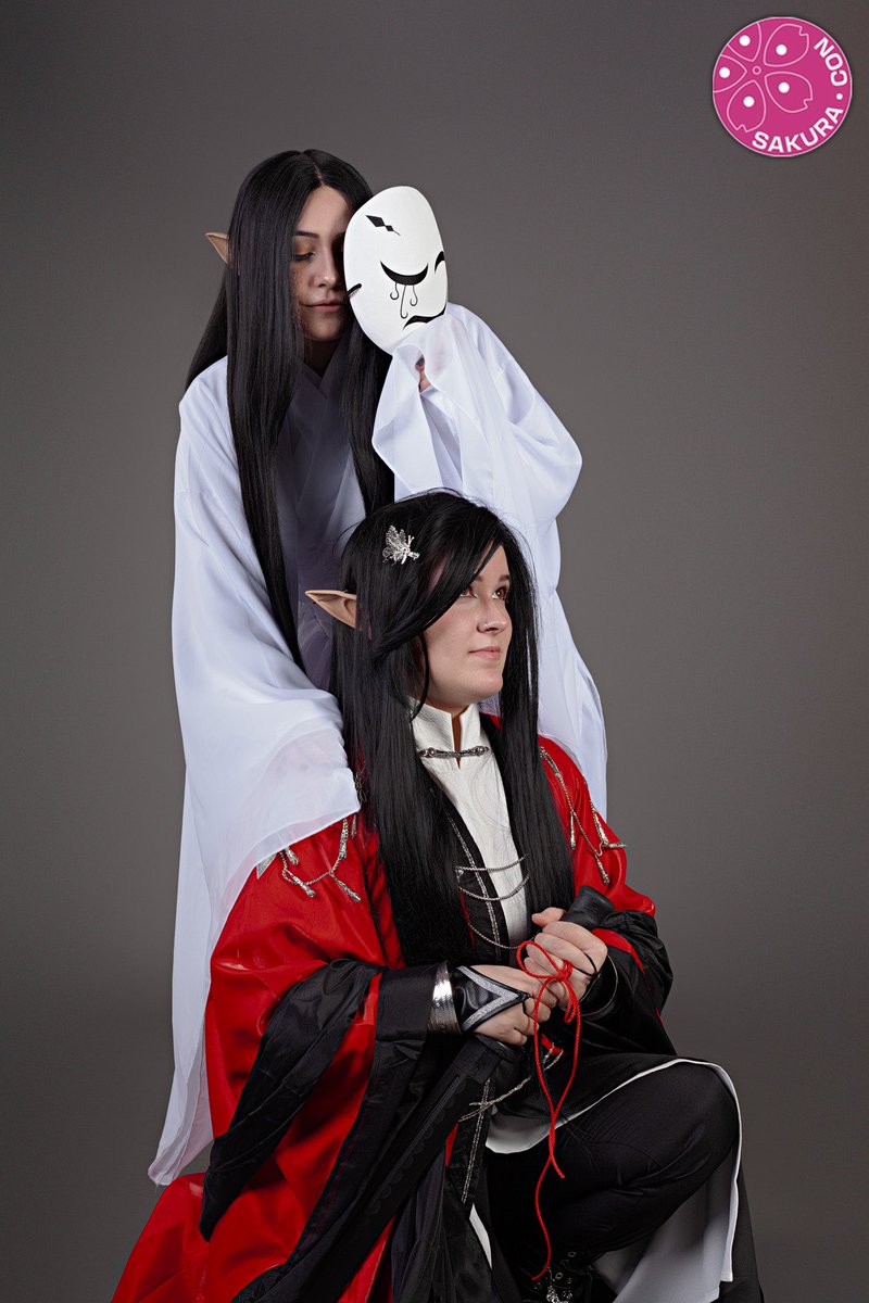 jaded_moth's tweet photo. Sakuracon photos were dropped and omg- THEYRE SO GOOD
Ft. @unfairmaiden as Hua Cheng

And pics courtesy of @MahouPhotoPNW 
#tgcf #BaiWuxiang #junwu #huacheng https://t.co/0oc7wARgDu