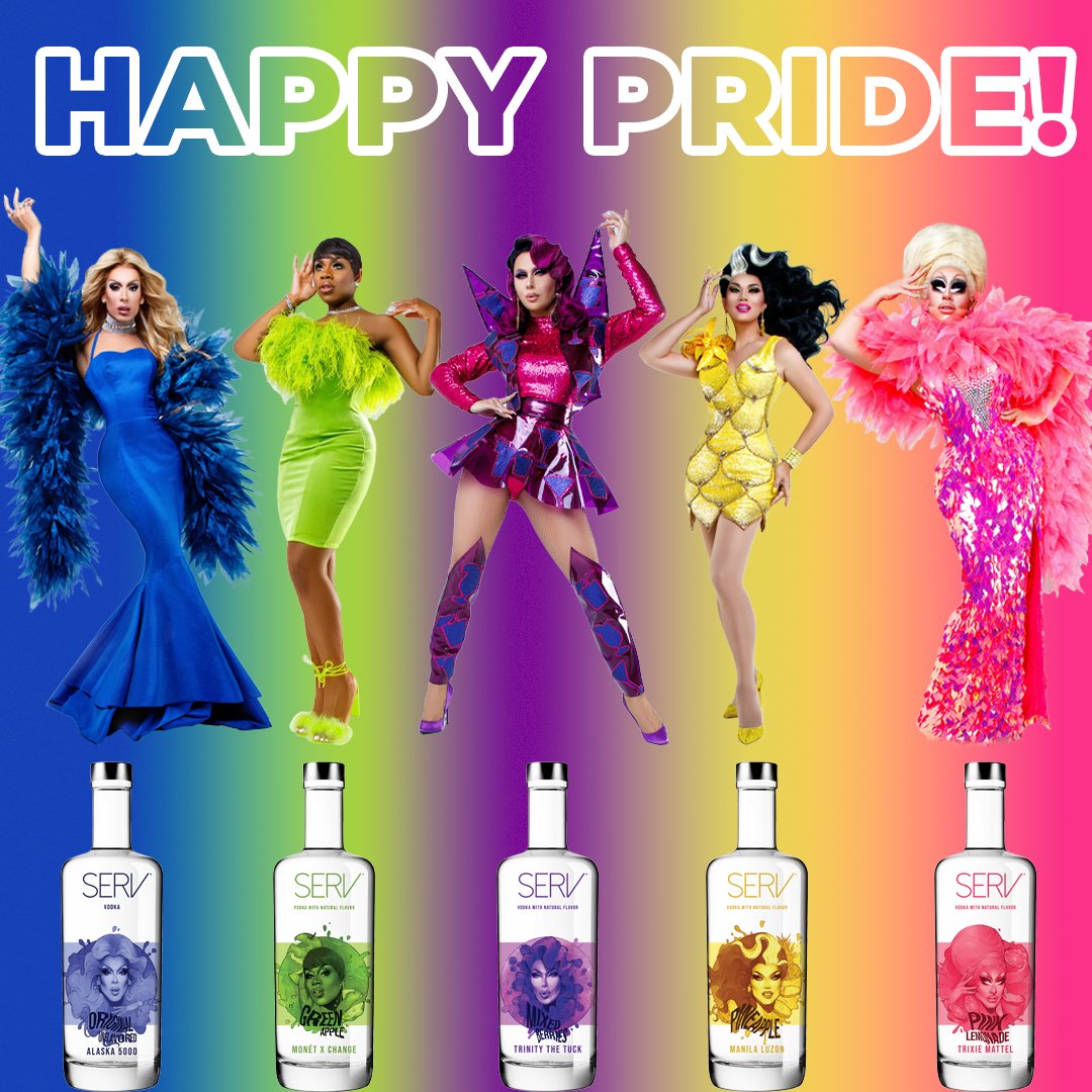 Happy #Pride month from all of us at #SERV! Stay safe, stay proud, stay queer, and remember to #DrinkResponsibly!