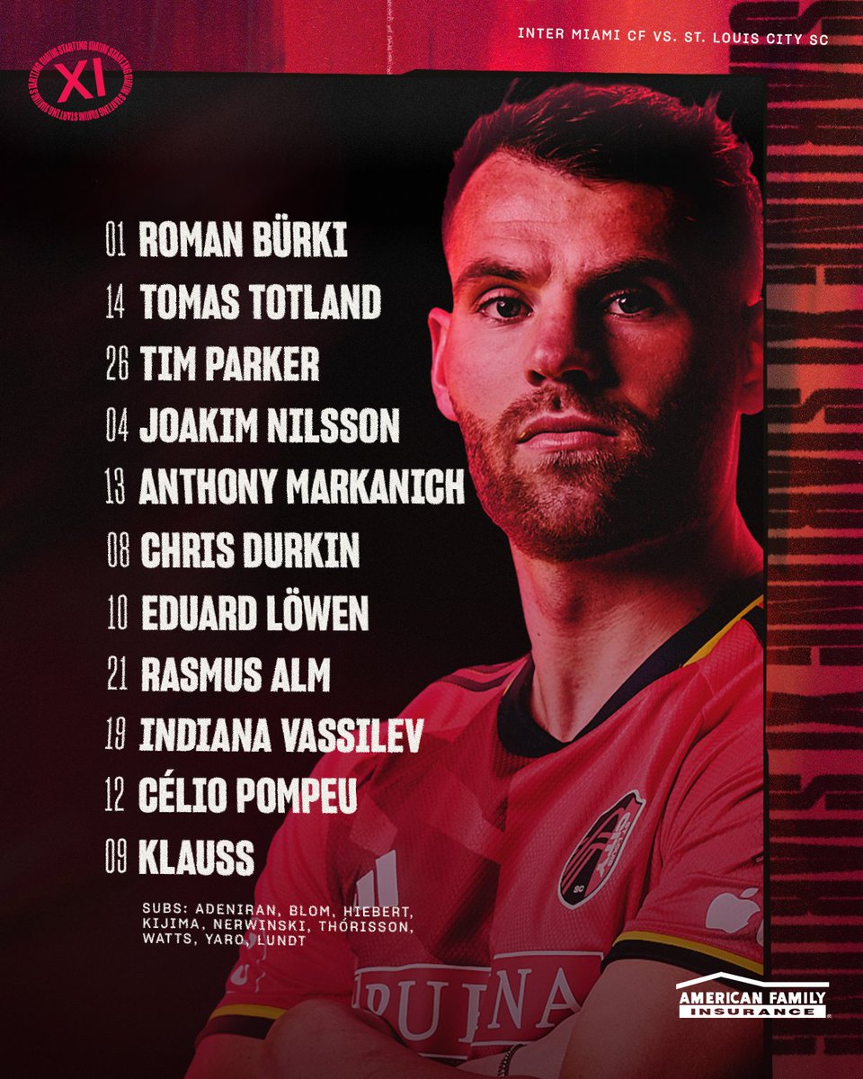 VentanitaCF's tweet photo. Saturday Starting XI #InterMiamiCF @InterMiamiCF #MIAvsSTL https://t.co/8xxwECUCvQ
