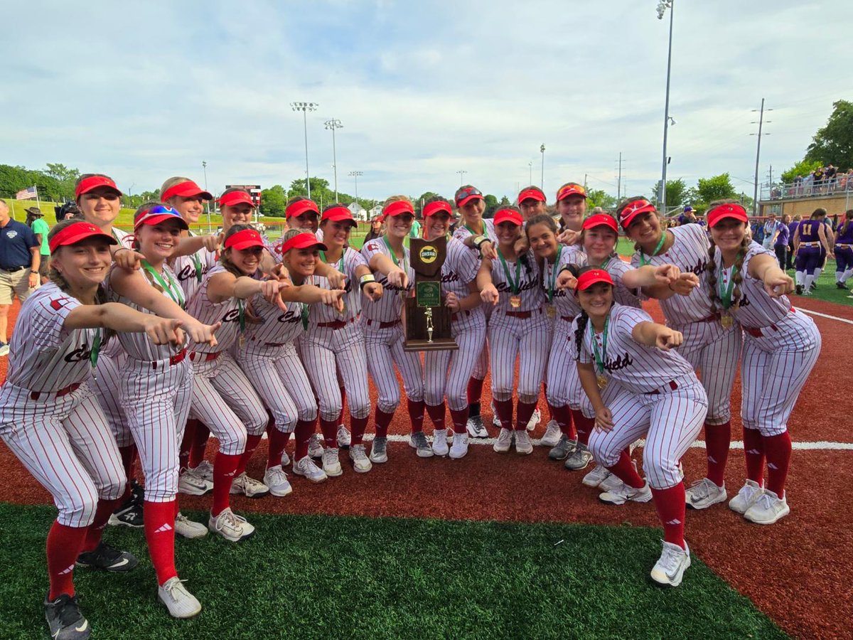 CARDINAL NATION:  Congratulations  to our Lady Cardinal softball team for winning the Division II State Championship today 4-0.  What a fantastic game!!  Go Lady Cardinals!!