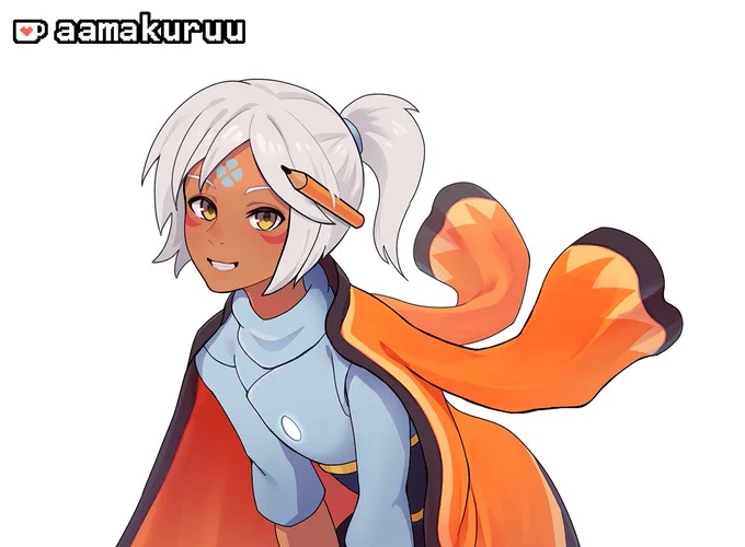 I drew a humanized version of my Sky character!#thatskygame 