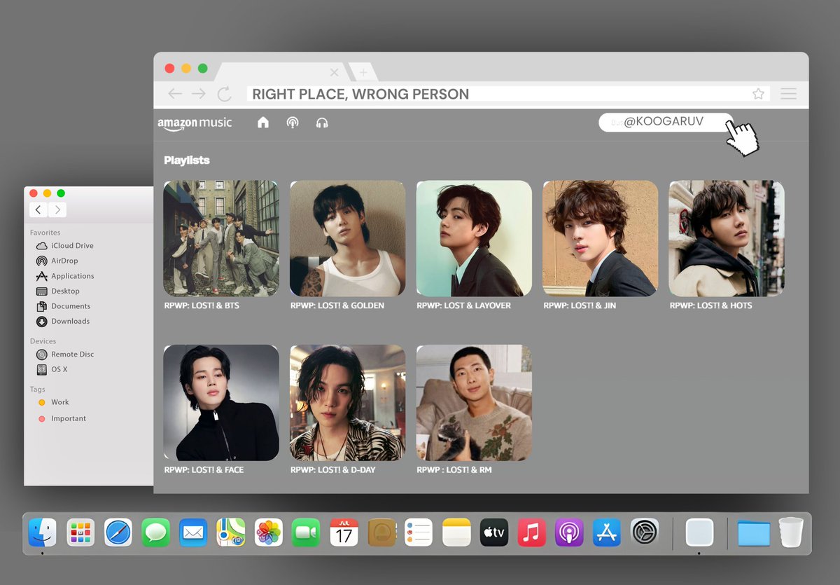 KOOGARUVS's tweet photo. — Hilo de playlists focus #RPWP &amp; #LOST! x BTS 

💿 2hrs | #ARMYonAmazonMusic https://t.co/F4ZyiQKjKv