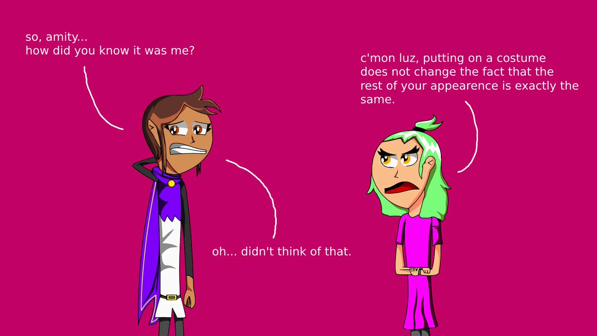 GreenGamerTwitt's tweet photo. hey  the legend of clara spell only has one episode left and since i may not  continue witches among humans rewitched, i decided to make this, and a  blank templete too for people to make memes.
#witchesamonghumans #theowlhouse #toh #fanart https://t.co/kUojzHshdM