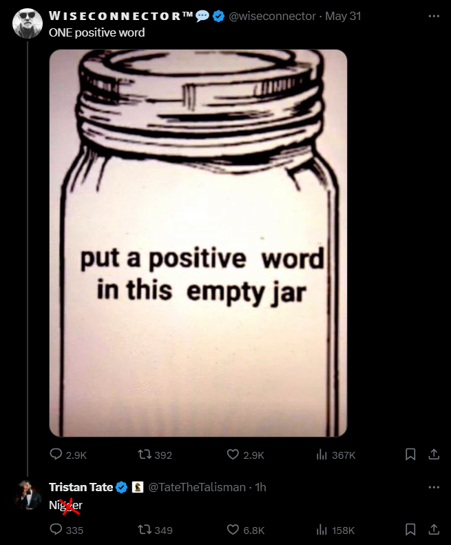 DramaAlert's tweet photo. Tate Brothers continue to use the hard R. ‼️ https://t.co/mHRRWm1oq1