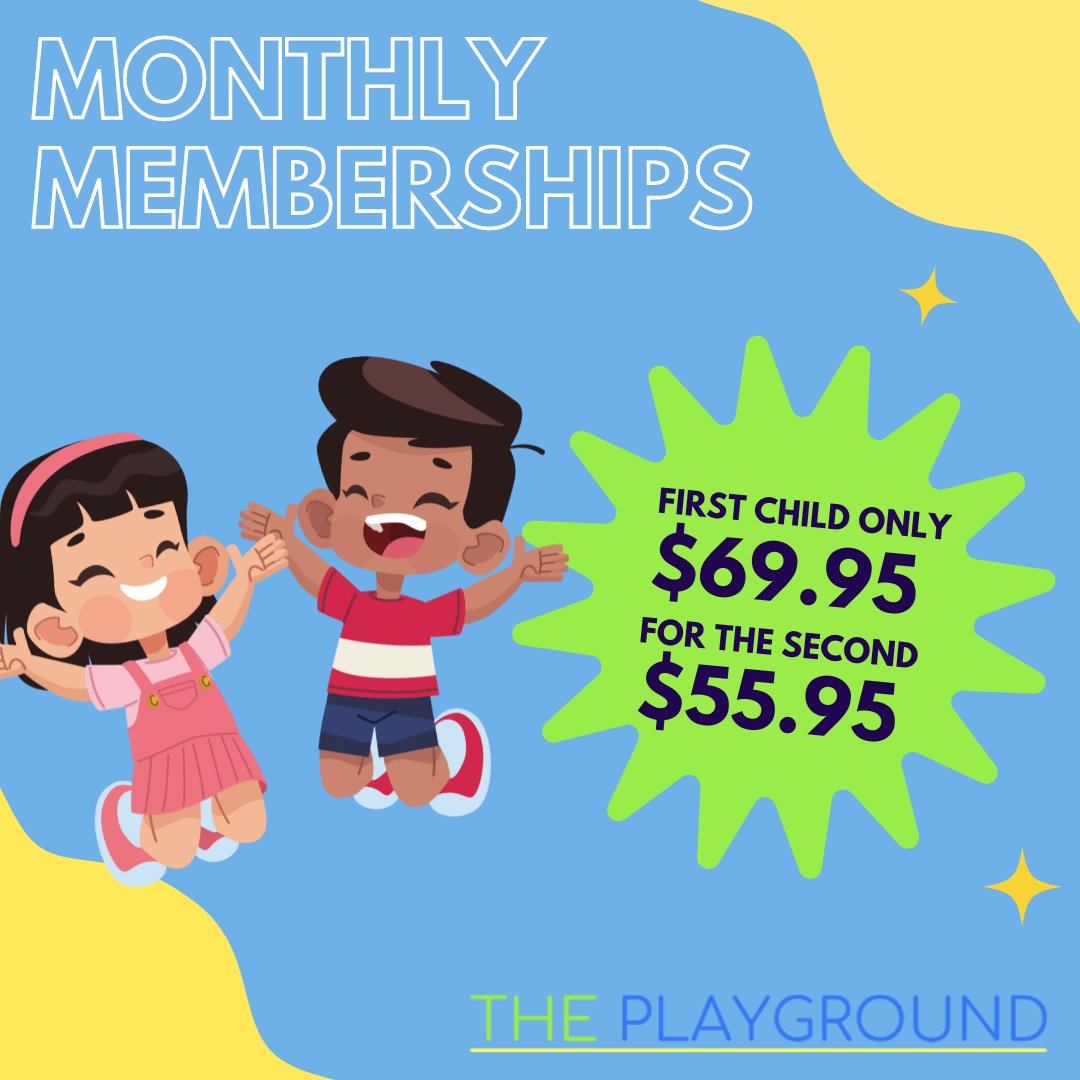 theplaygroundca's tweet photo. Enjoy endless excitement with our monthly memberships!

https://t.co/ZTy0p2LjsG https://t.co/JgrjviB0f3