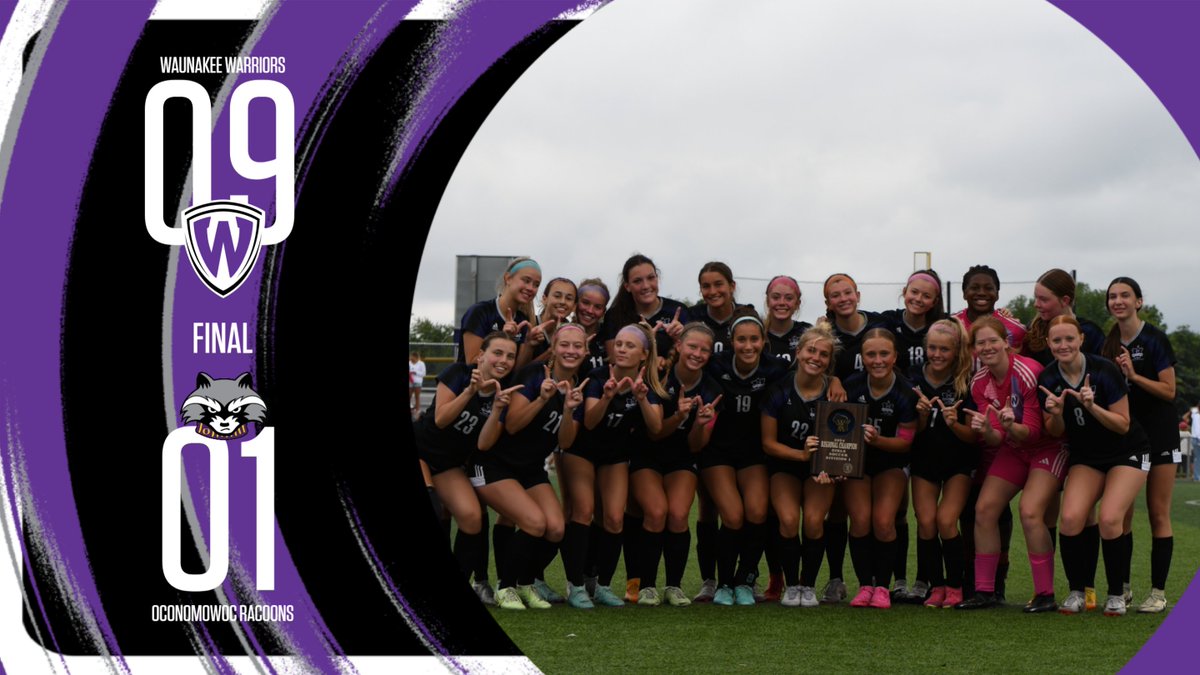 FINAL from the Warrior Pitch!
Warriors Girls Soccer defeats Oconomowoc 9-1 in the Regional Finals to advance to the Sectional semis. They will take on the winner of Madison west vs Madison Memorial next Thursday. #waunakeeway JS
