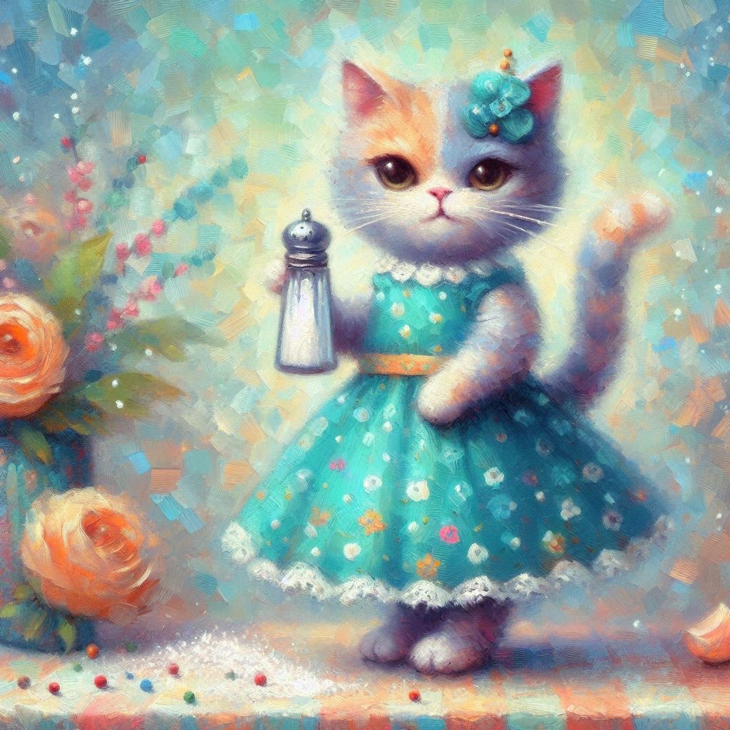 FooFoo_Rabbit's tweet photo. #Caturday #FoosSaltShaker https://t.co/bpcMA4LjDA