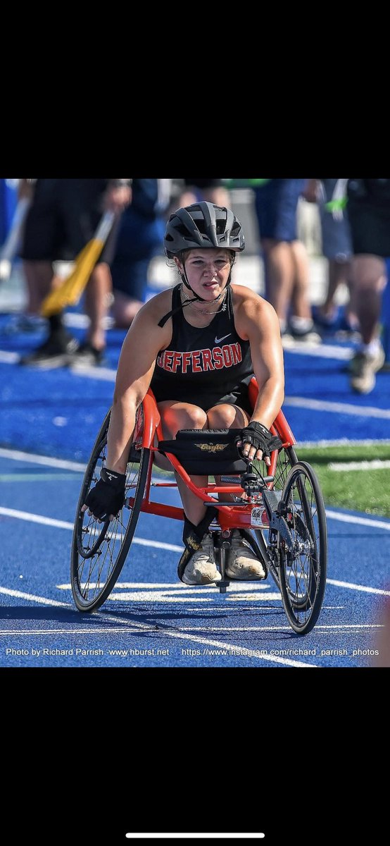 Congratulations to <a href="/meganhoersten/">Megan</a> for placing at the state meet! Megan competed in the seated shot and finished 7th, and in the seated 100m + 400m with both a 5th place finish!