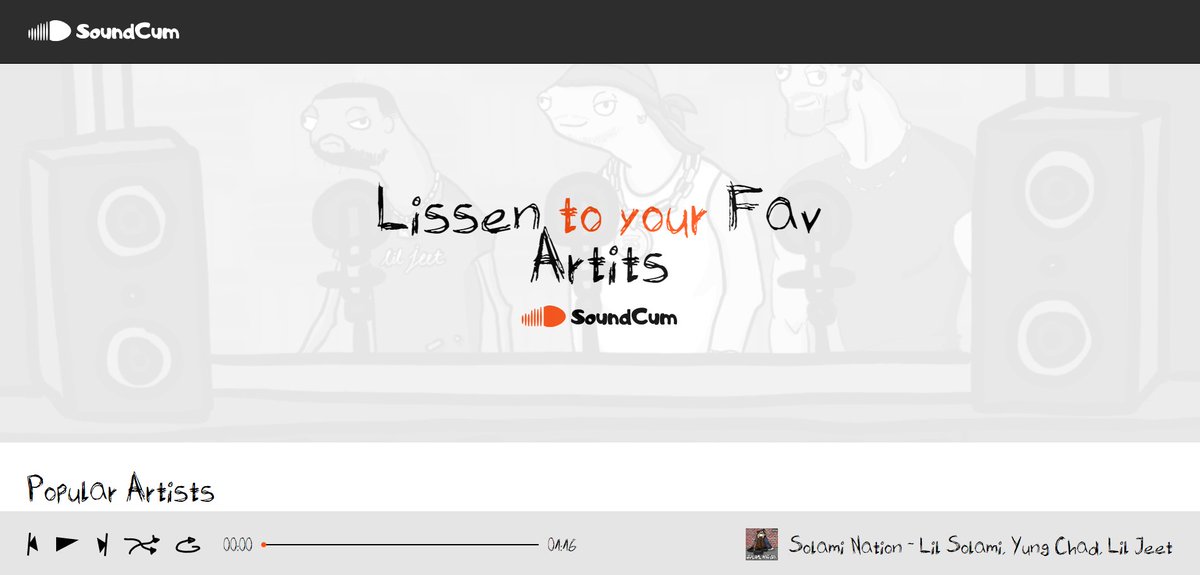 SoundCum is officially live!🎵

STREAM SOLAMI NATION NOW! 🔊

soundcum.com

$SOLAMI