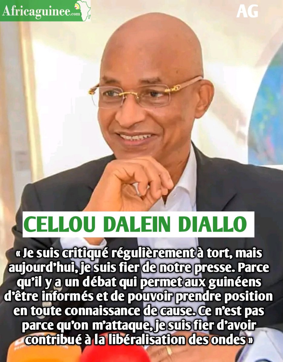 Cellou Dalein Diallo en Hollande : "Je suis critiqué régulièrement à tort, mais aujourd’hui, je suis fier de notre presse...."🇬🇳🎙👇