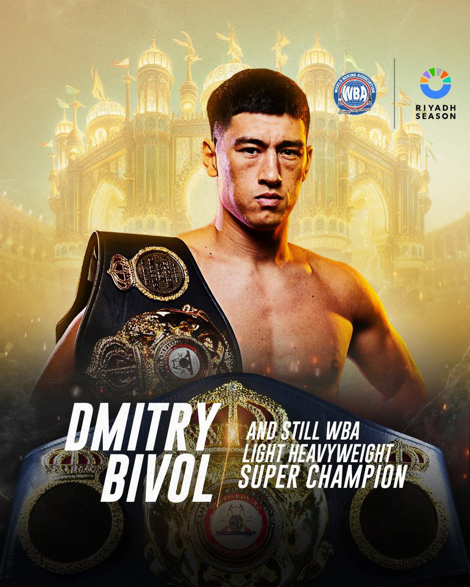 The Beast 🔥

Dmitry Bivol beats Malik Zinad by TKO6. Congratulations 🔥🥊 

#AndStill WBA Light Heavyweight Super Champion <a href="/bivol_d/">Dmitry Bivol</a> 🥊🔥 

#Boxing  #Boxeo  #WBA  #WBABoxing  #RiyadhSeason