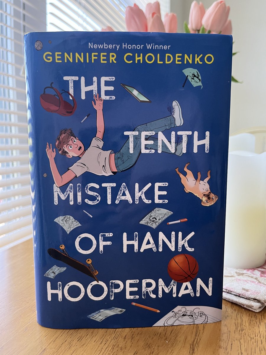 DrLMaucione's tweet photo. Hank is an endearing character readers will care a lot about & they'll be eager to find out if he gets a happy ending. Love his relationship w/his sister, too. The Tenth Mistake of Hank Hooperman by @choldenko is a hopeful & heartfelt #mg novel. @mediamastersbks #bookexcursion https://t.co/Ur3X0rykaO