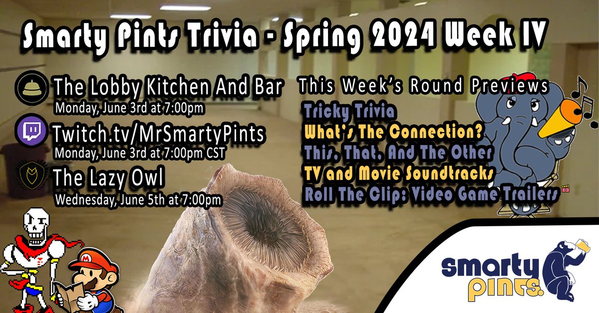 MrSmartyPints's tweet image. Don't miss week 4 of our mini-Spring season at @thelobbykb  and @lazyowlyqr !

Super Secret Free Answer: Encanto