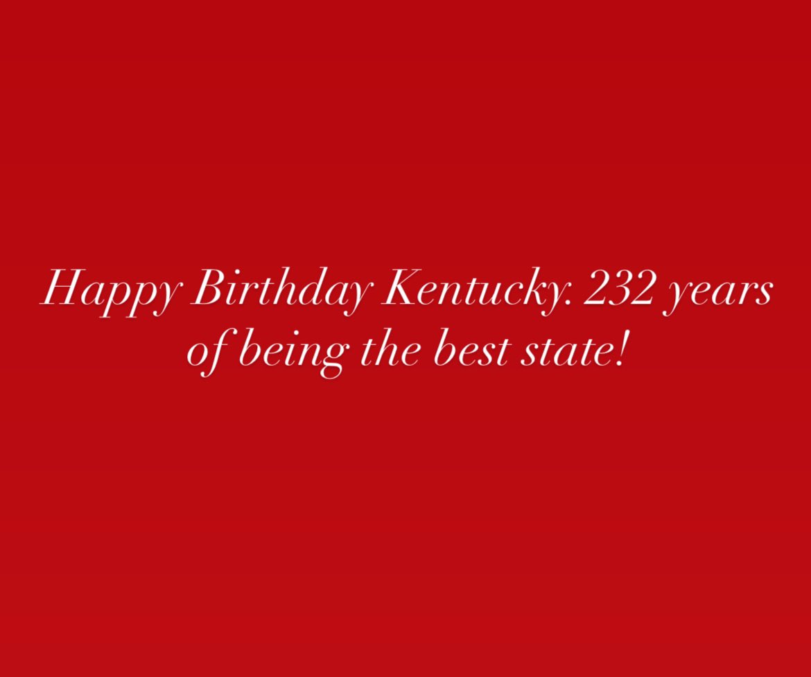 KYHSReps's tweet image. Happy Birthday to our wonderful Commonwealth!