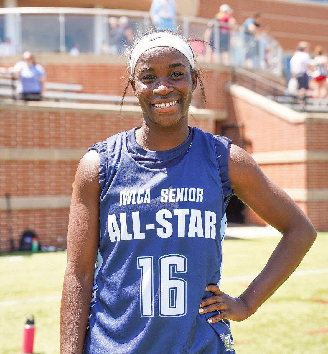 etgirlslax's tweet photo. Congratulations to 2019 grad Cyrose Conteh on earning a spot (and absolutely KILLING IT) in this year’s IWLCA Division II Senior All-Star game! We’re so proud of you!! 💙 https://t.co/DjA07pi5Zl