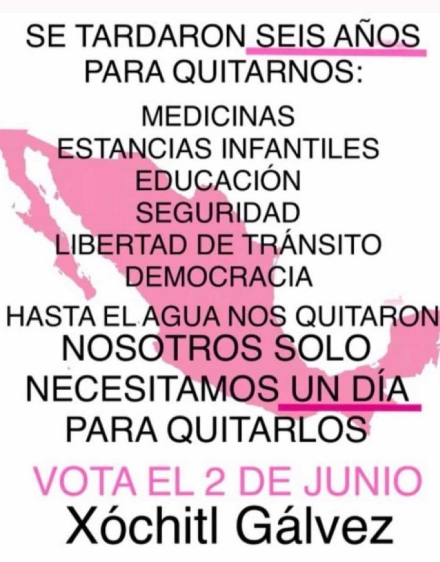 AzulHFehr's tweet photo. Soy Azul y mañana #YoVotaréPorXóchitl   

Cita este tuit y escribe uno igual con tu nombre y el mismo # https://t.co/SXQ56UKsZZ