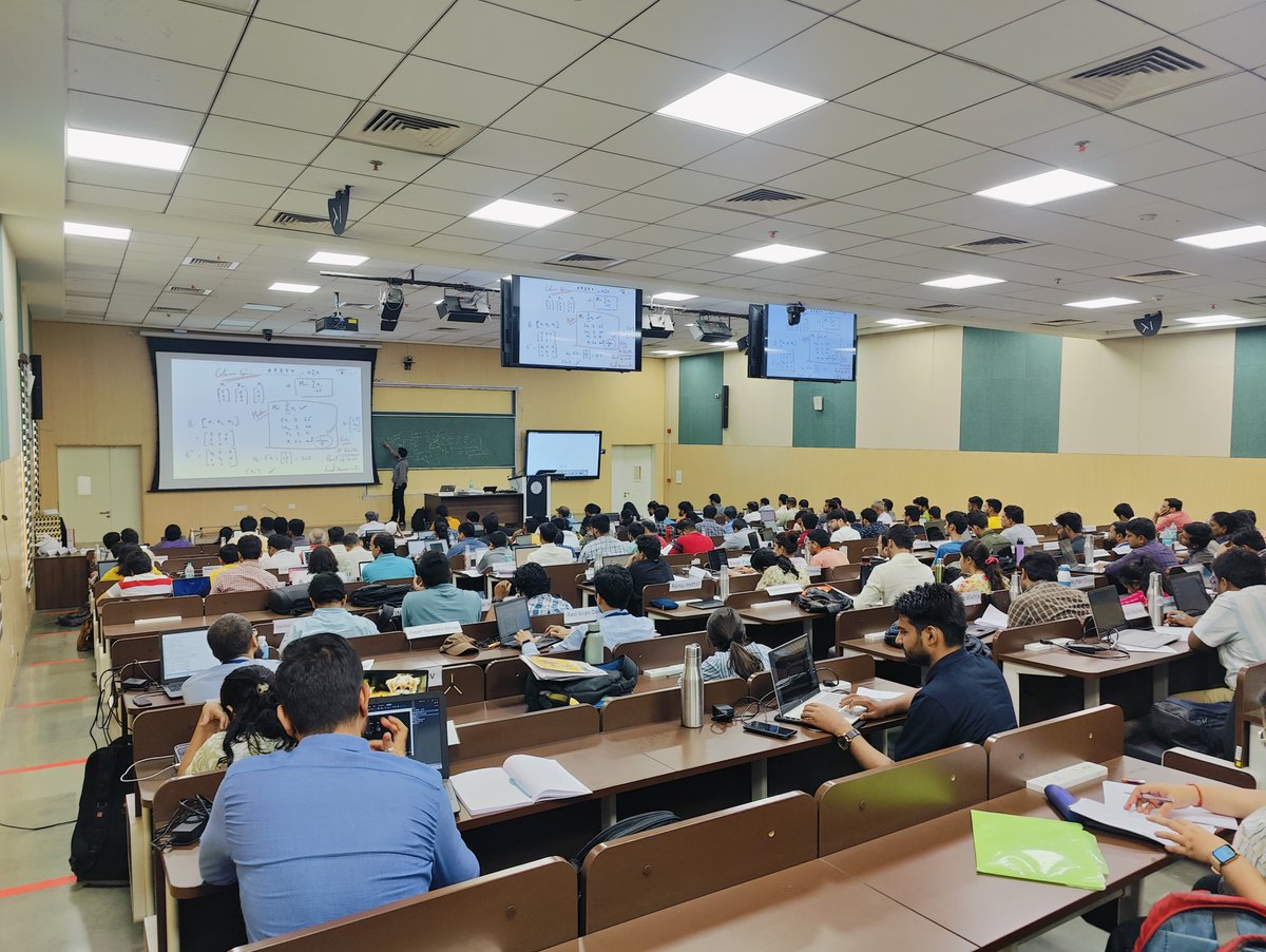 IIT Roorkee's Large Scale Optimization workshop was a tremendous success! Over 140 participants, including industry pros, faculty, and students, joined us from May 18-26, 2024. Thanks to all for your enthusiasm and insights. Stay tuned for our July Hackathon & Winter Conference!