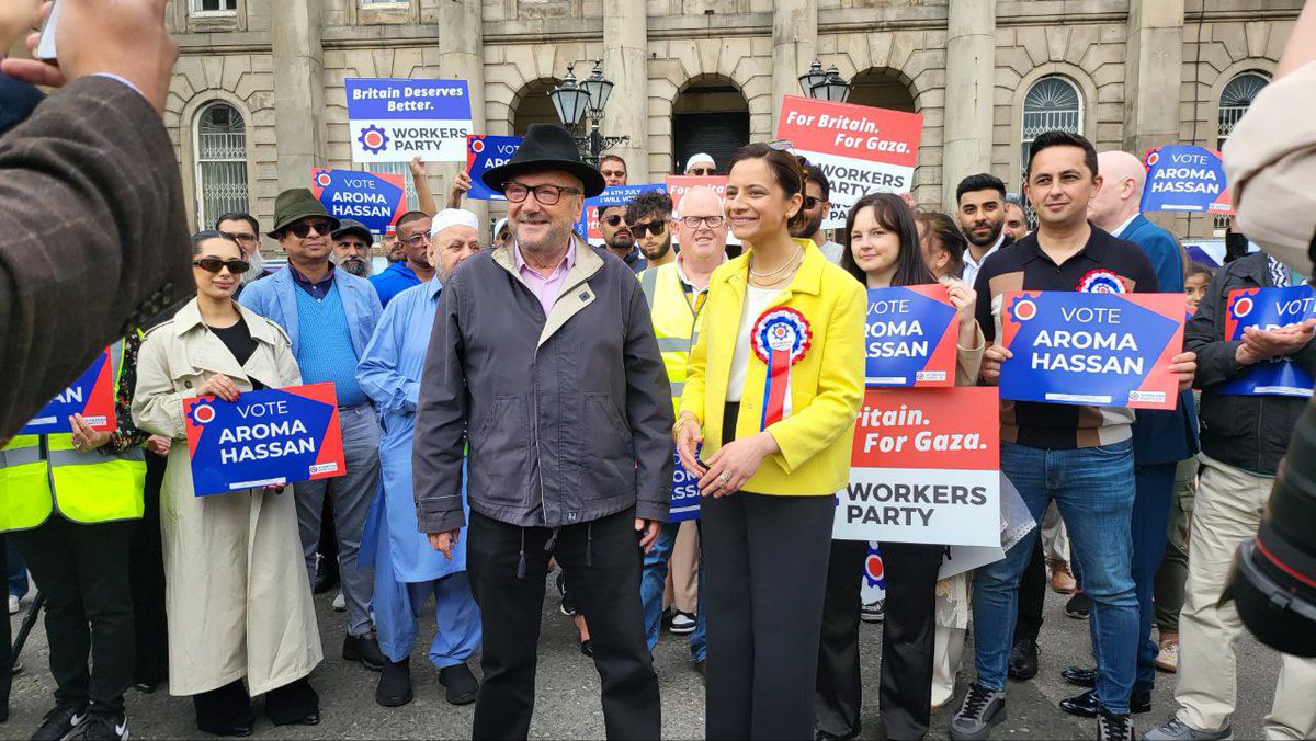 georgegalloway's tweet photo. We are the only party who can remove "Ange" the betrayer of all that is good in Ashton. ANY other vote makes her the deputy prime minister and rewards her disgrace. Choose the breath of fresh air that is @aroma4ashton @WorkersPartyGB https://t.co/6wWc2gRkwy