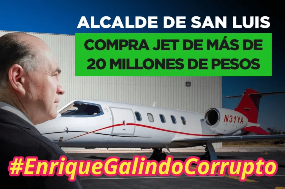 Me pregunto para qué quiere el alcalde de SLP #EnriqueGalindoCorrupto un Jet? Tanto problema hay de traslado en la ciudad? O a dónde tiene que volar y para que? Que no sean sus paseos claro. Contesta! 
#EnriqueGalindoPRIRata
