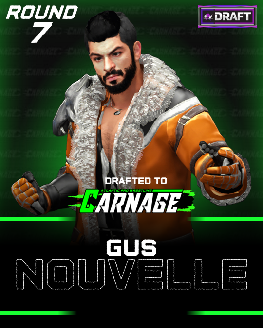 APW_Live's tweet photo. 🚨2024 APW Draft: ROUND 7!🚨

🔴APW Sacrifice:🔴
- D'Angelo Jordan
- DeCarrion Miller

🟢APW Carnage:🟢
- Gus Nouvelle
- Golden Status https://t.co/wRw397XdWU