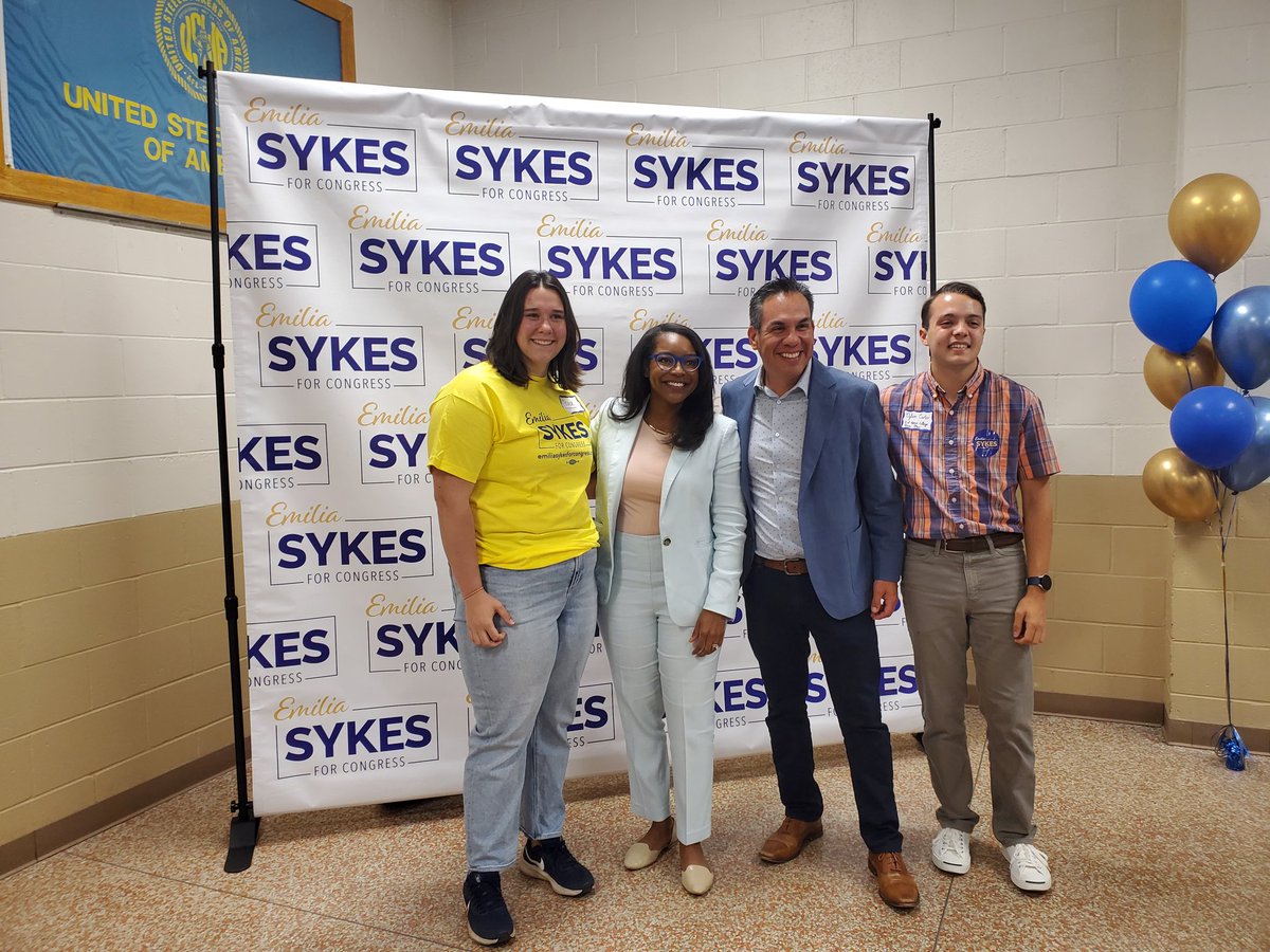 The College Democrats at the University of Akron are ready to campaign hard for Emilia Sykes all throughout the summer and fall!! We will defeat Kevin Coughlin and send Congresswoman Sykes back to DC this November!