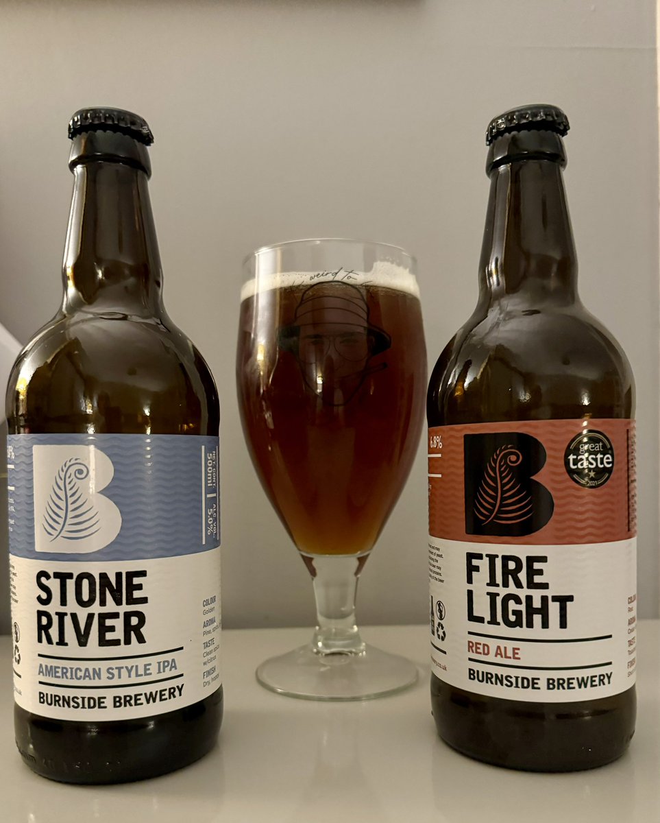 Couple of cracking beers from fairly local Burnside Brew. Will certainly be keeping an eye out for more from them🍻
