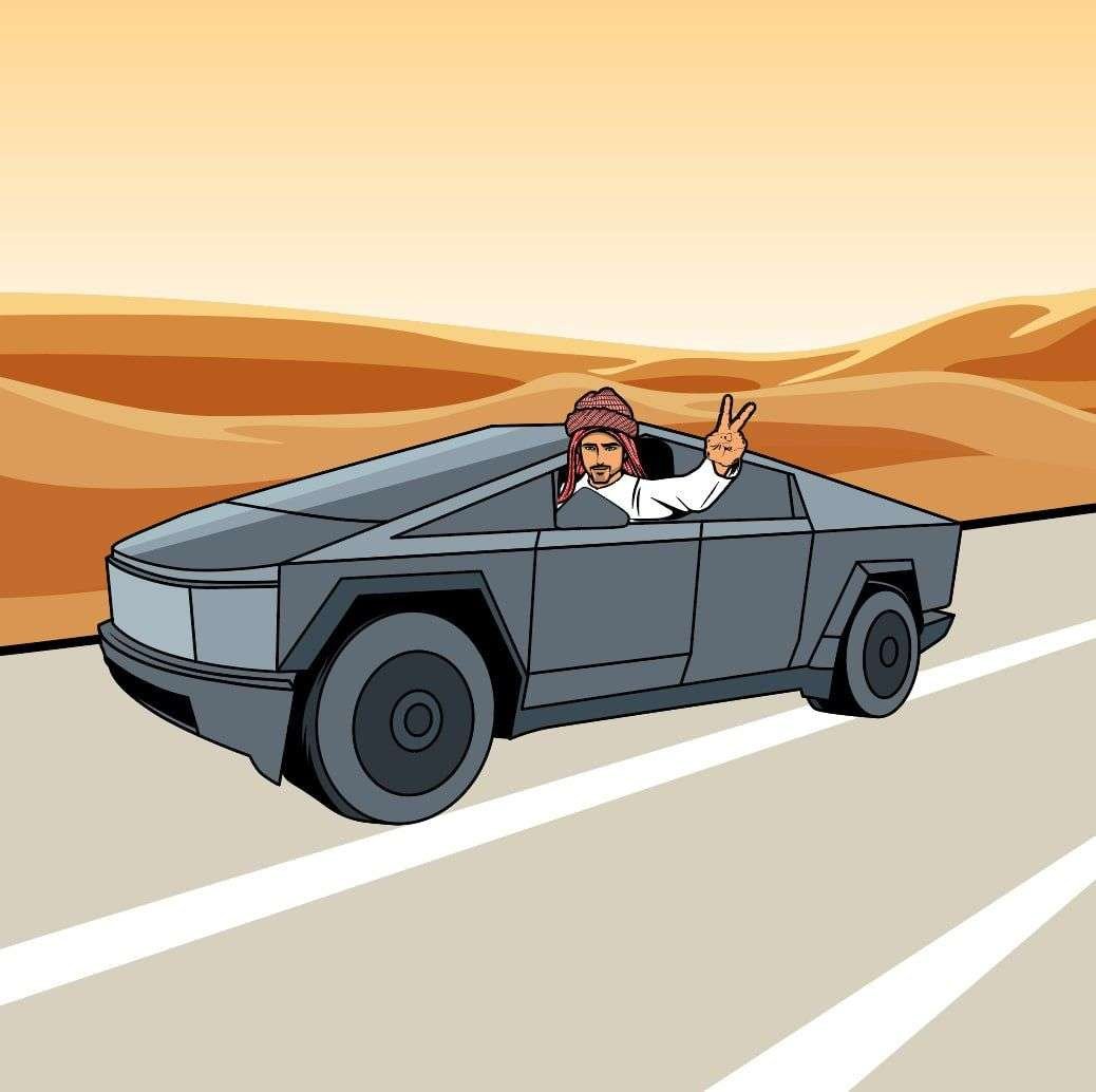 Arabwifhat's tweet photo. @CryptoNight420 I see many beautiful wrists and eyebrows in this spaces

Did you ladies know I have a nice Cybertruck and many Rolls Royces?
You will marry me for oil money yes? https://t.co/f0T8NEysKN