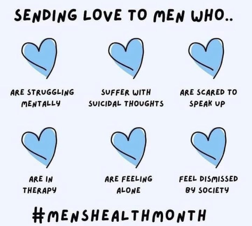 darlingstrawbie's tweet photo. we all need a little love and support sometimes! sadly when in comes to mental health, sometimes men get overlooked. 

you are seen and you are valid. 💙 https://t.co/fwQsvlZiID